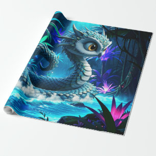 Moonlit Jungle Guardian – Enchanted Owl Wrapping Paper