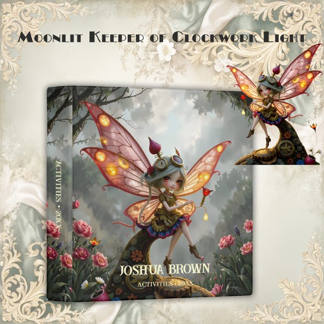 Moonlit Keeper of Clockwork Light 3 Ring Binder (Creator Uploaded)