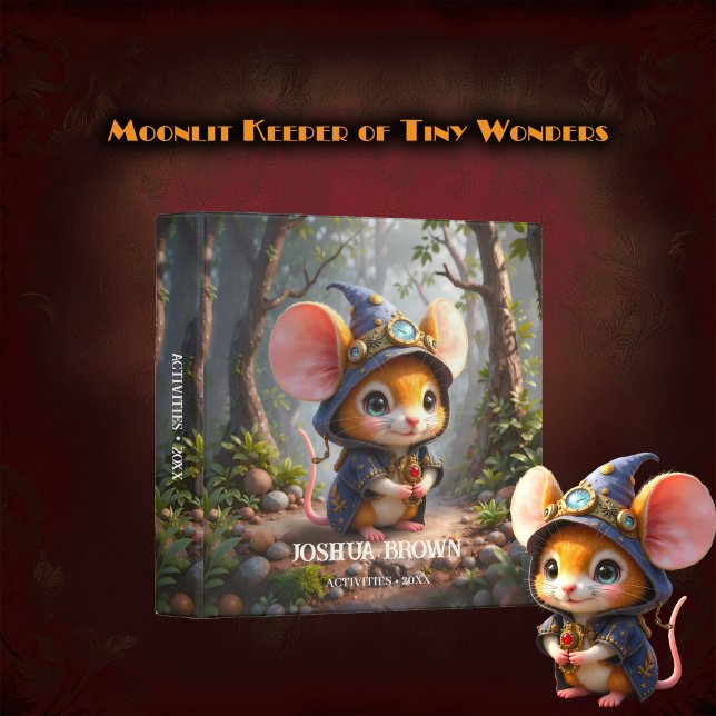 Moonlit Keeper of Tiny Wonders.  3 Ring Binder (Creator Uploaded)