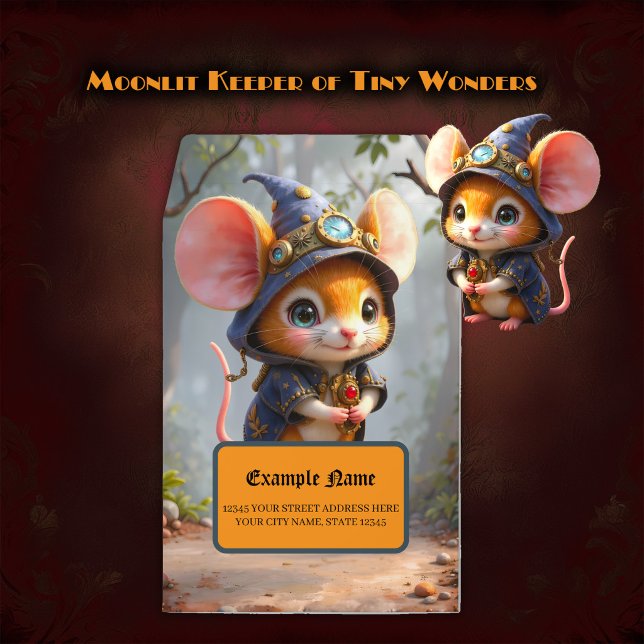 Moonlit Keeper of Tiny Wonders.  Envelope Mailers (Creator Uploaded)