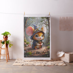 Moonlit Keeper of Tiny Wonders.  Fabric