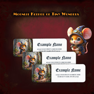 Moonlit Keeper of Tiny Wonders. Label