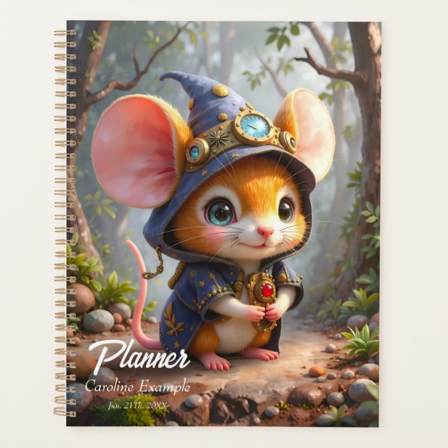 Moonlit Keeper of Tiny Wonders.  Planner (Front)