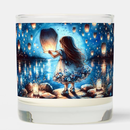 Moonlit Lantern Lake Girl Scented Candle