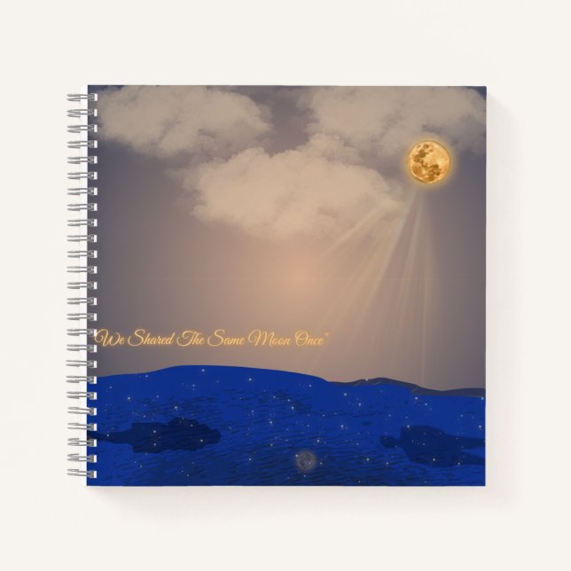 Moonlit Longing  Notebook (Front)