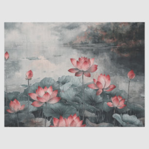 Moonlit Lotus Lake (5) Tissue Paper
