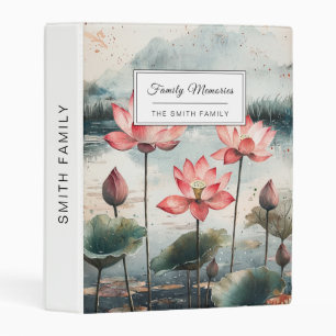 Moonlit Lotus Lake (7) Mini Binder