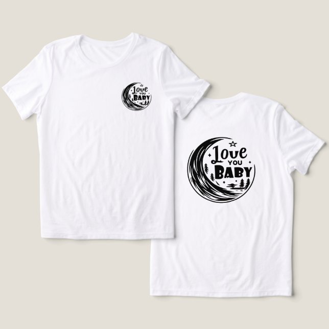 Moonlit Love Tri-Blend Shirt (Design Front & Back)