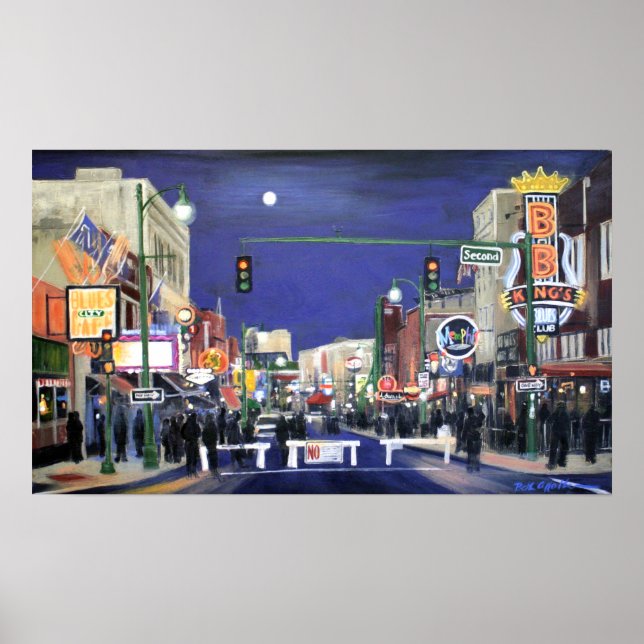 Moonlit Memphis Poster (Front)