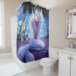 Moonlit Mermaid Shower Curtain at Zazzle