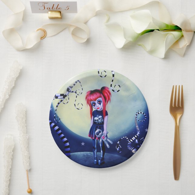 Moonlit Misfit Paper Plates (Wedding)