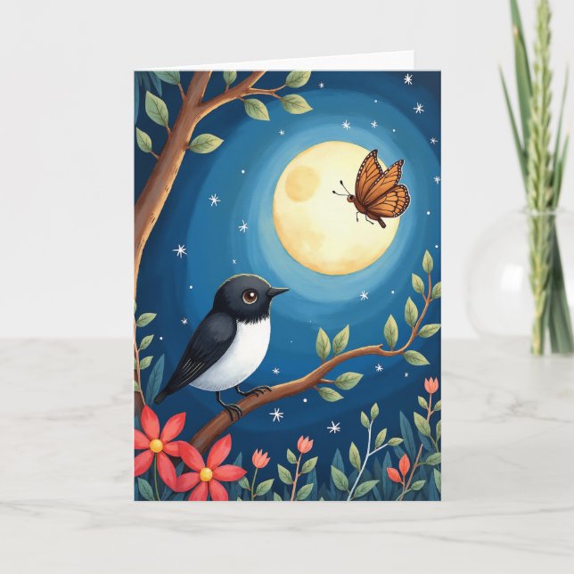 Moonlit Mother Illustration Card (Front)