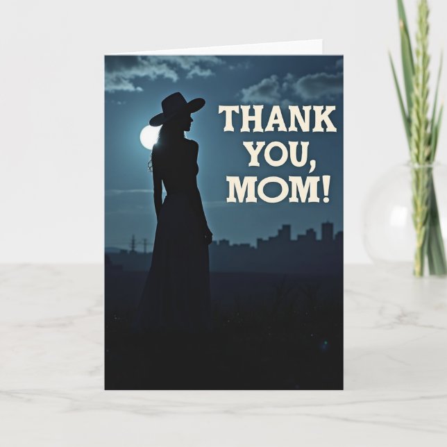 Moonlit Mothers Day Card (Front)