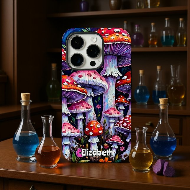 Moonlit Mushroom Patch Case-Mate iPhone Case (Creator Uploaded)