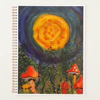 Moonlit Mushrooms Notebook
