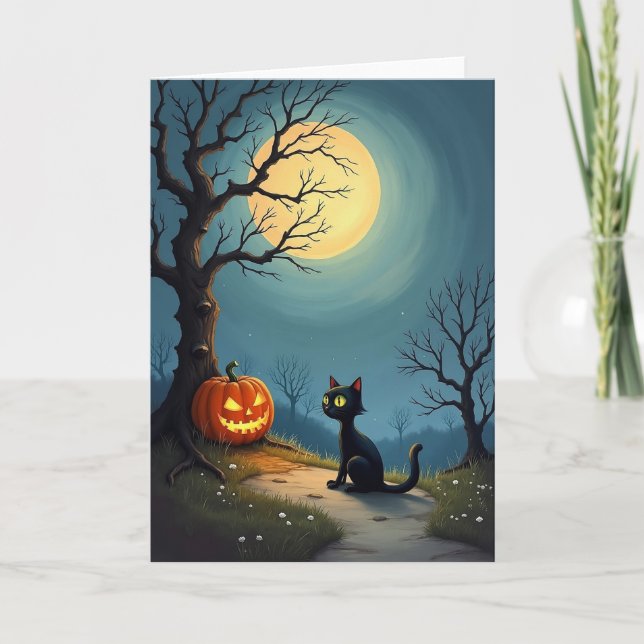 Moonlit Night Creature Card (Front)