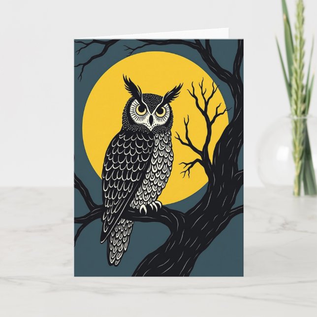 Moonlit Night Watcher Card (Front)