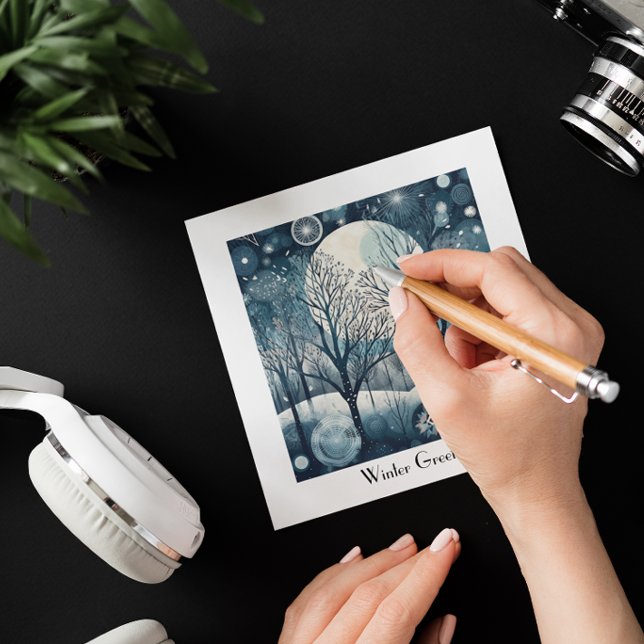 Moonlit Nordic Forest, customizable (Creator Uploaded)