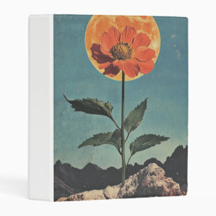 Moonlit Orange Bloom - Vintage Boho Charm (2) Mini Binder