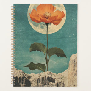 Moonlit Orange Bloom - Vintage Boho Charm Planner