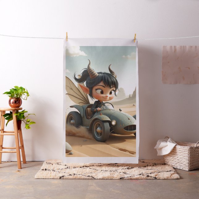 Moonlit Pixie of the Wandering Dunes. Fabric (In Situ)
