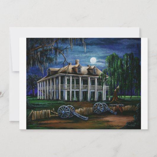 Moonlit Plantation Card (Front)