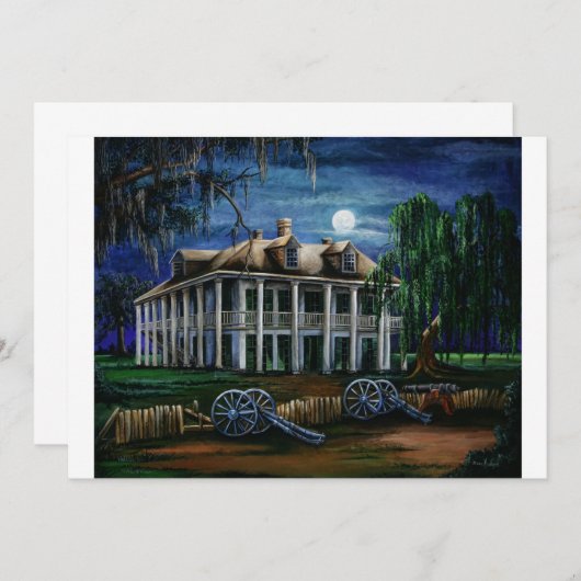 Moonlit Plantation Card (Front/Back)