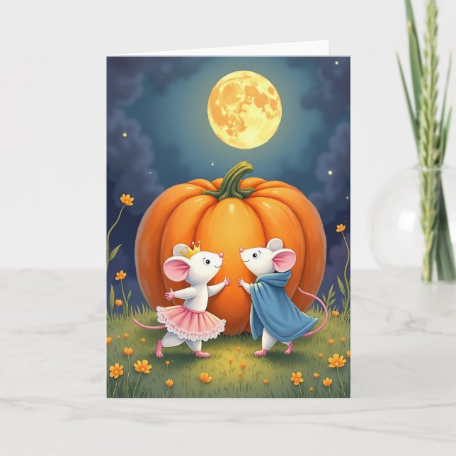 Moonlit Pumpkin Pals Card (Front)