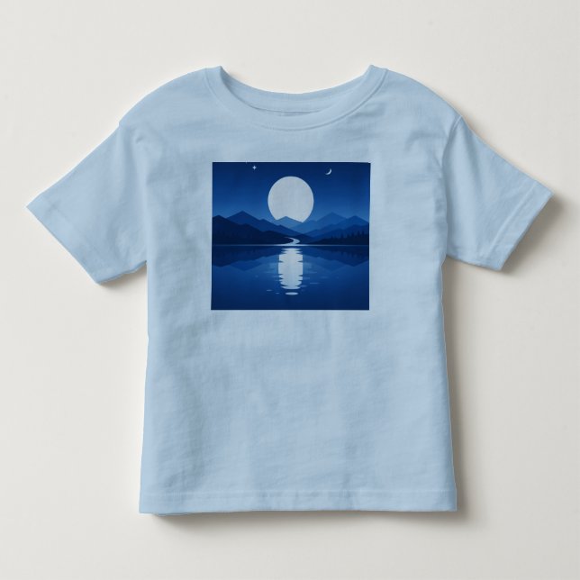 Moonlit Reflections Toddler T-shirt (Front)