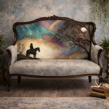 Moonlit Rider Decoupage