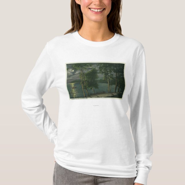 Moonlit Scene on the Lake T-Shirt (Front)
