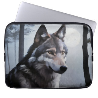 Moonlit Sentinel Laptop Sleeve