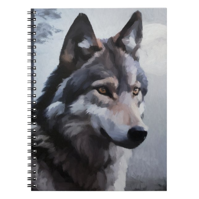 Moonlit Sentinel Notebook (Front)