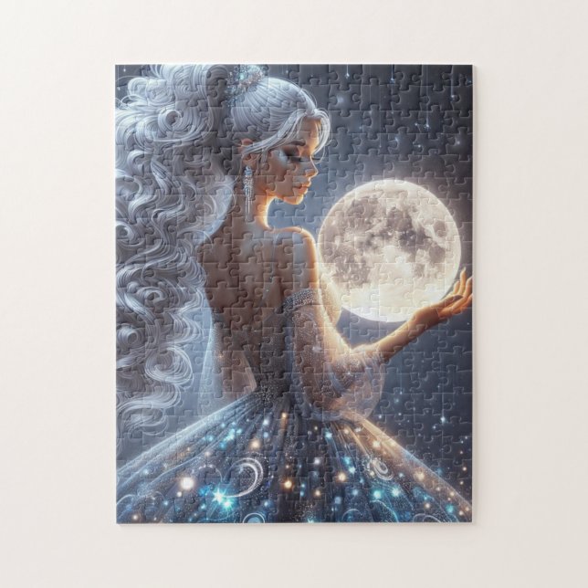 Moonlit Siren Jigsaw Puzzle (Vertical)