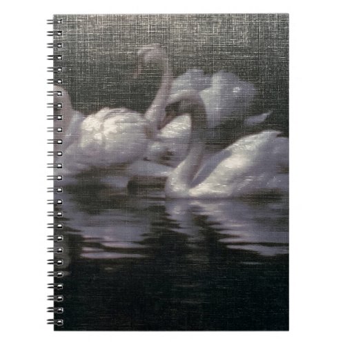 Moonlit Swan Lake Notebook