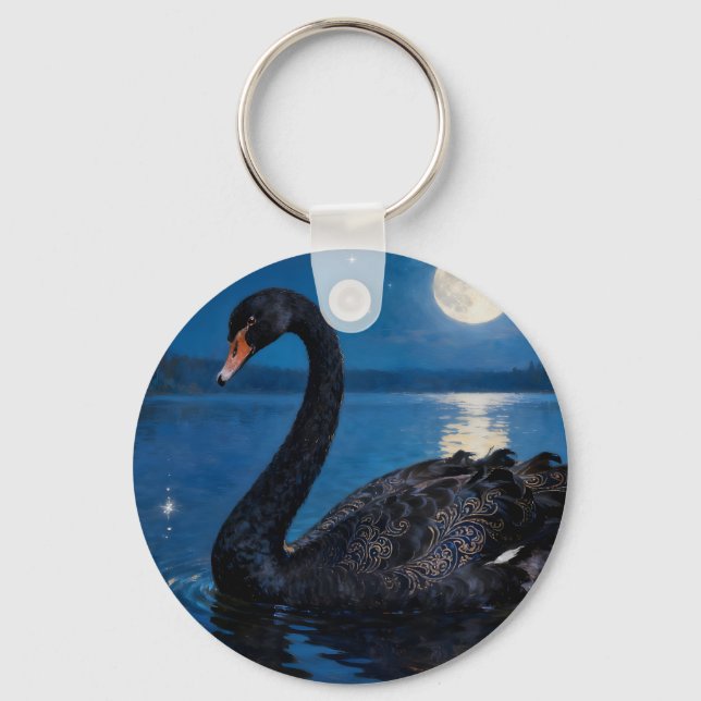 Moonlit Swim Keychain (Front)