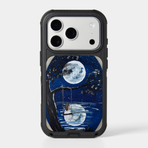 Moonlit swing-handmade artwork iPhone 17 pro case