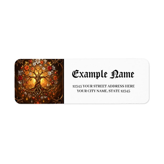 Moonlit Tree of Embered Eternity Label (Front)