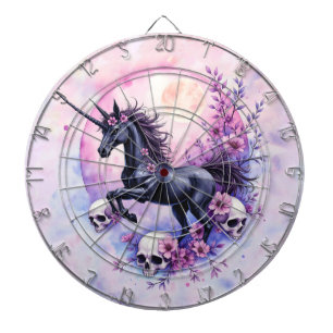 Moonlit Unicorn Among Forgotten Roses, Dart Board