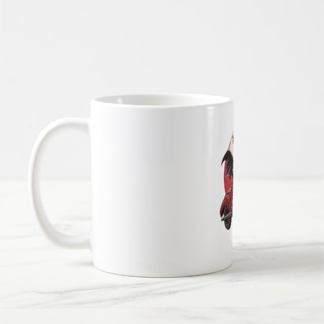  Moonlit Vampire Ride Coffee Mug (Left)