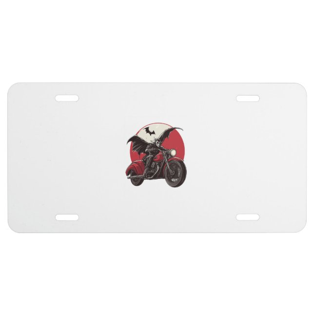  Moonlit Vampire Ride License Plate (Front)