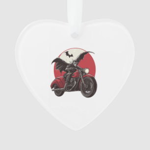Moonlit Vampire Ride Ornament