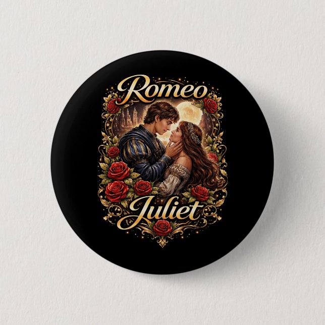 Moonlit Verona Lovers Button (Front)