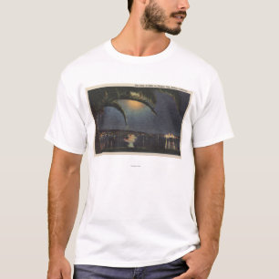 Moonlit View of Newport Bay T-Shirt