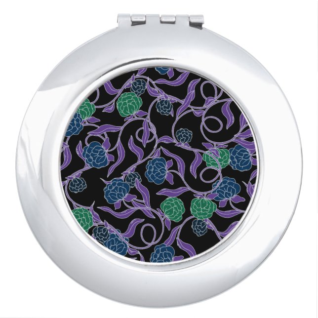 Moonlit Vine - Mysticool Collection Compact Mirror (Front)