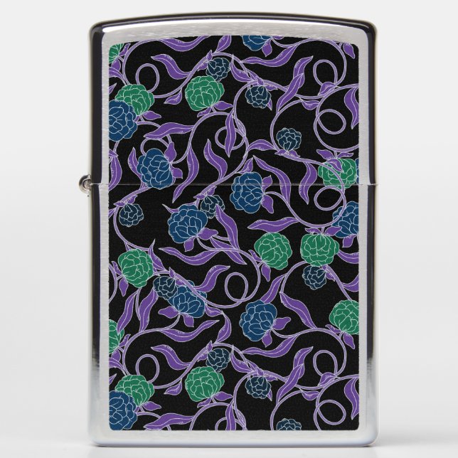 Moonlit Vine - Mysticool Collection Zippo Lighter (Front)
