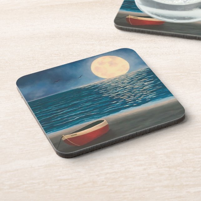 Moonlit Waters coaster set of 6 (Left Side)