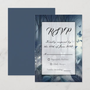 Moonlit Wings and Midnight Magic RSVP Card