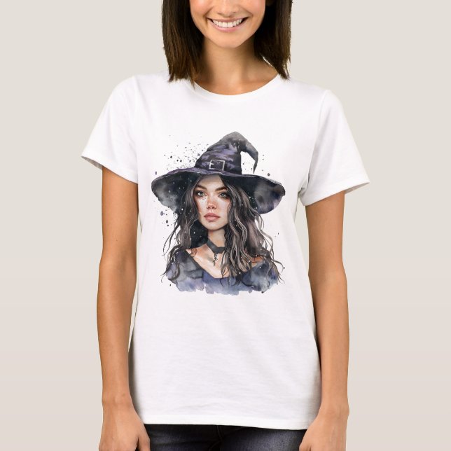 Moonlit Witch Aesthetic T-Shirt (Front)