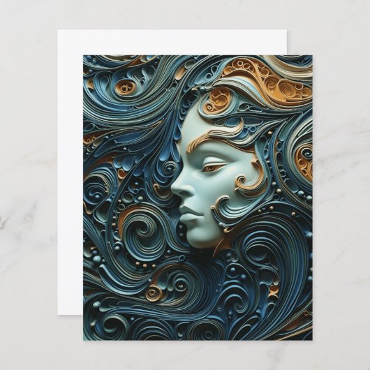 Moonlit Woman 3D Art (Front/Back)